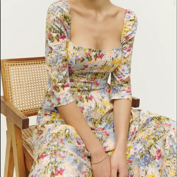 Reformation Cyprus Dress Countryside - Picture 3 of 15